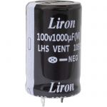 Конденсатор 1000 UF 100V 105*C 22*35 Liron