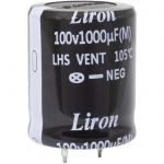 Конденсатор 1000 UF 100V 105*C 25*30 Liron