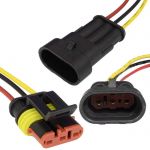Разъем SuperSeal 1.5, 3PIN MF (18AWG 20cm)