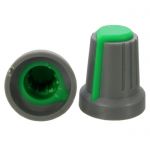 Ручка приборная RR4817 (6mm круг зеленый)