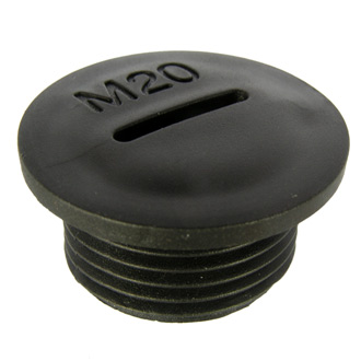 Заглушка для к.в. Заглушка MG-20 Черный пластик
