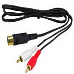 Аудио/Видео шнур DIN 5 Pin - 2 RCA G1,5 m