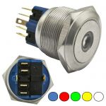 Кнопка антивандальная GQ25-11D/Y  on-(off)+off-(on)