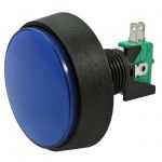 Кнопка GMSI-1B-C no(nc)+nc(no) blue